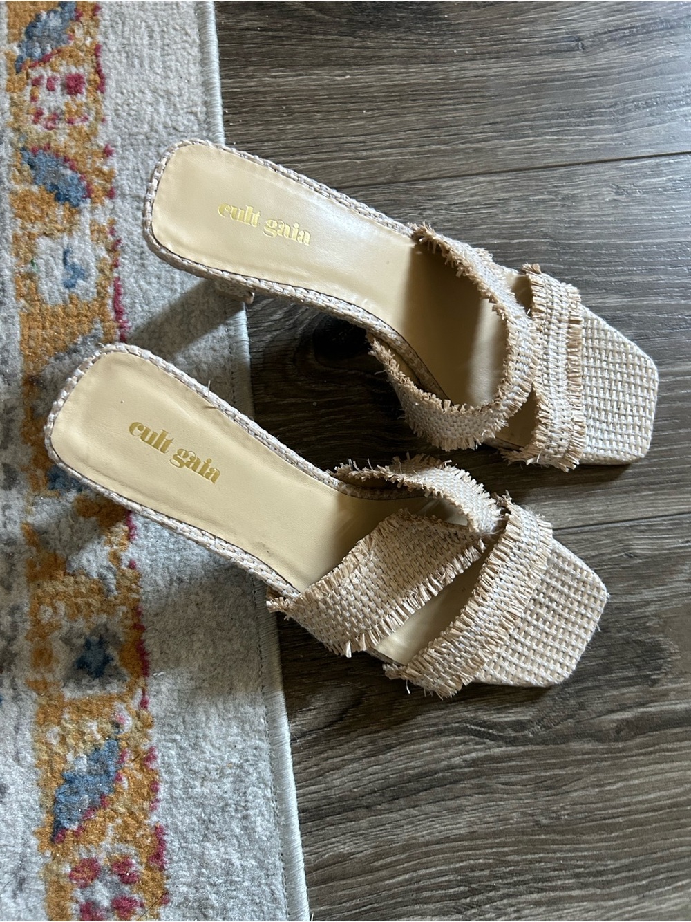 Cult Gaia Raffia Heeled sandals - Picture 7 of 10
